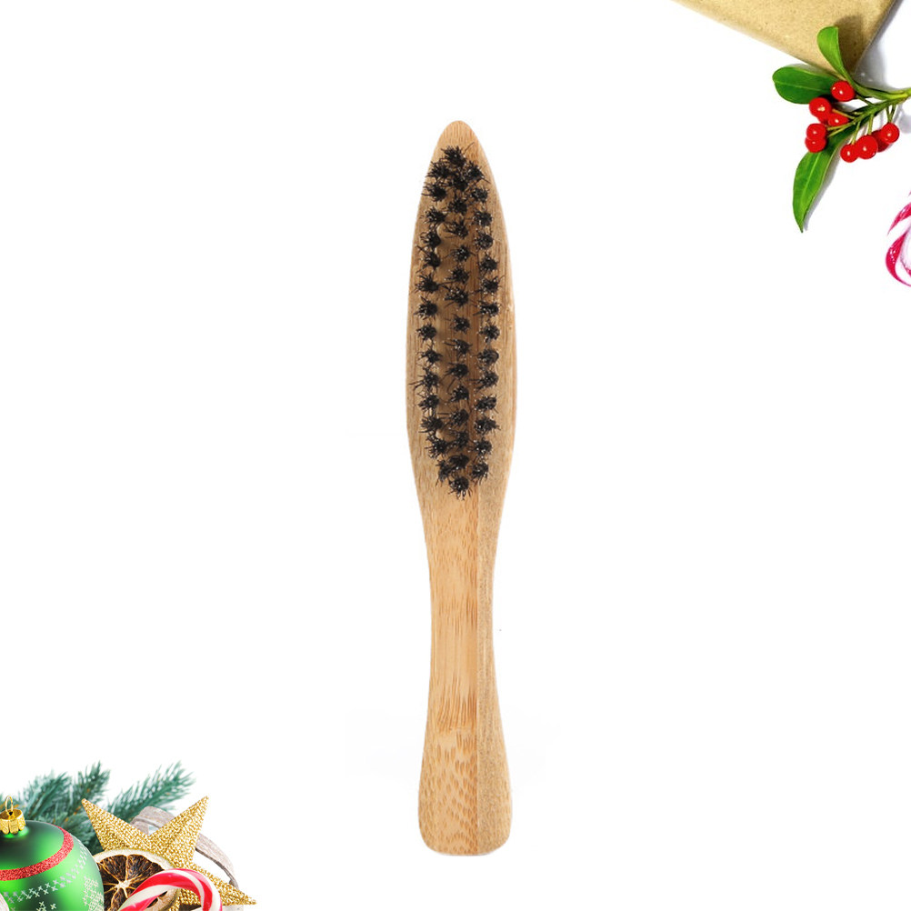 Men'S Grooming Brush - 2Pcs Portable Beard Brush for Men