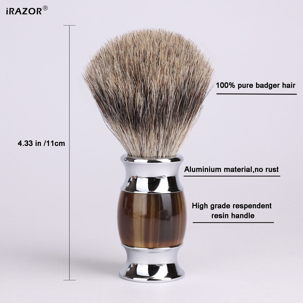 iRAZOR Silvertip Shaving Brush - Men'S Grooming Brush review and price