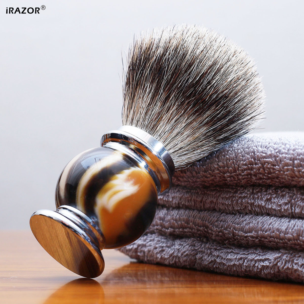 iRAZOR Silvertip Shaving Brush - Men'S Grooming Brush review and price