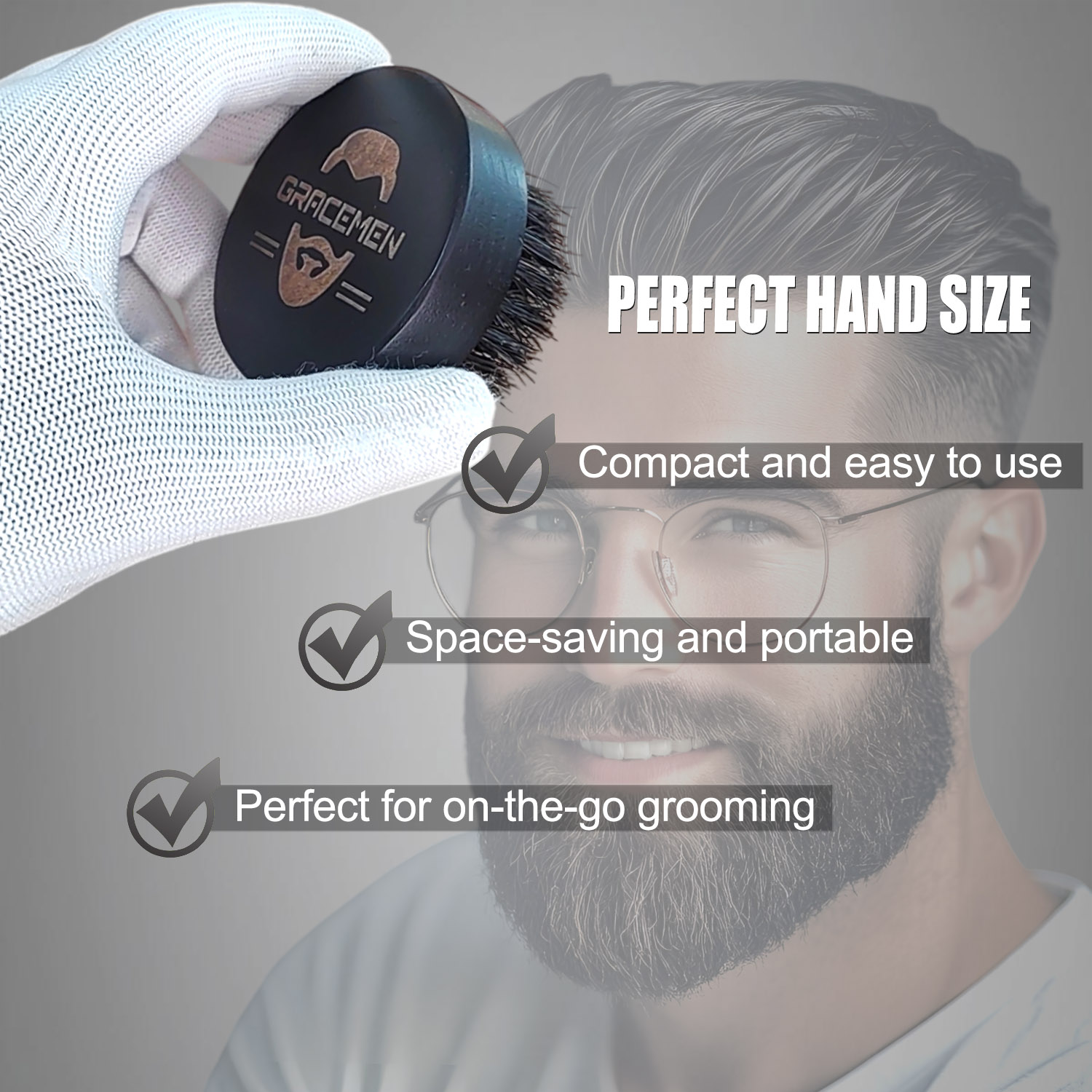 Round Beard Brush for Men – 10 - Men'S Grooming Brush review and price