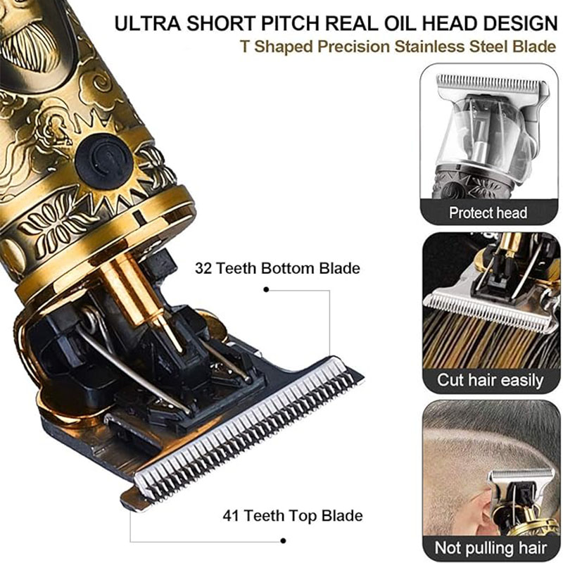 Rechargeable Mens T9 Carving H - Hair Clipper Professional review and price